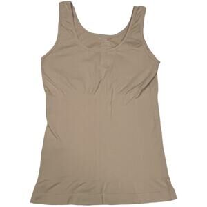 SkinnyGirl Shapewear Tank Top  Smoothers & Shapers Nude Tan‎ Stretch Women's M